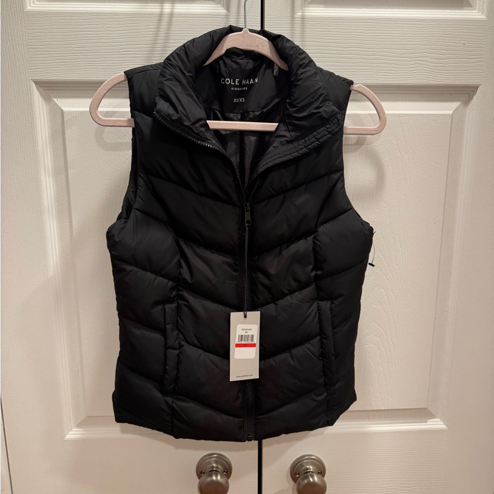 Cole Haan Women's Black Puffer Vest
